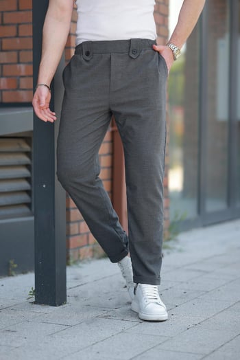 Antrasit Regular Fit Erkek Pantolon E6574