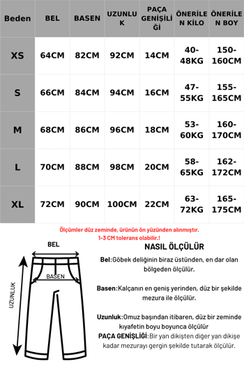 Beyaz Önü Biyeli Yüksek Bel Kadın Pantolon MG2425