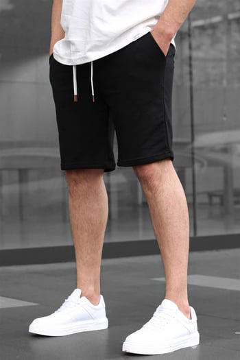 Siyah Basic Erkek Şort 6505