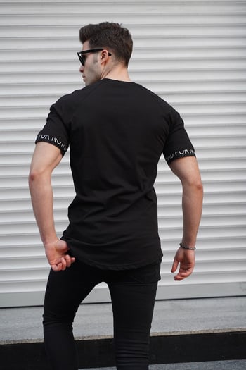 Men Basic Black T-Shirt