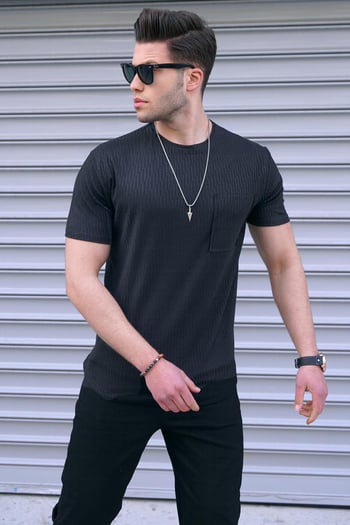 Siyah Basic Triko Tişört