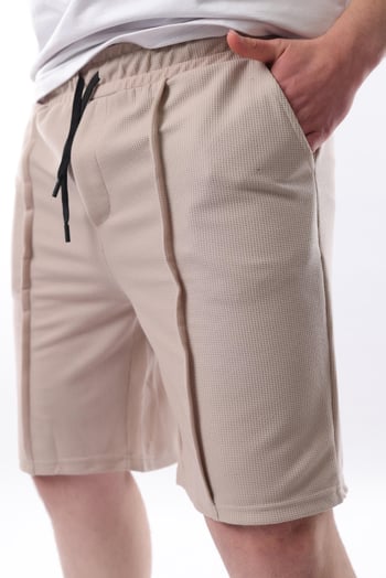 Madmext Bej Cepli Erkek Şort E6559