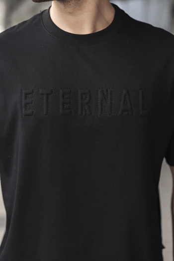 Siyah Erkek Şort T-shirt Takım E7347