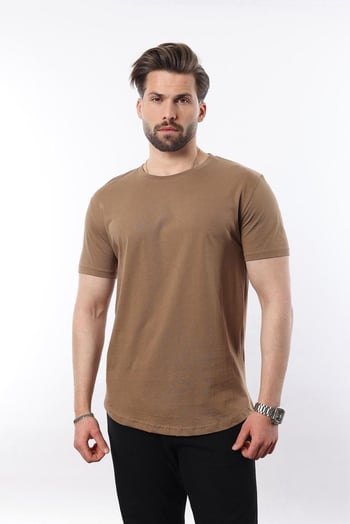 Madmext Men Brown T-shirt 4951