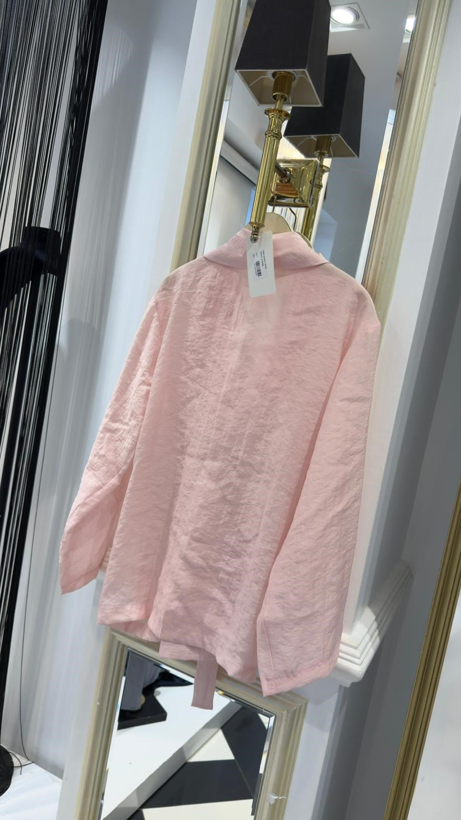 Kuşak Detaylı Keten Kimono