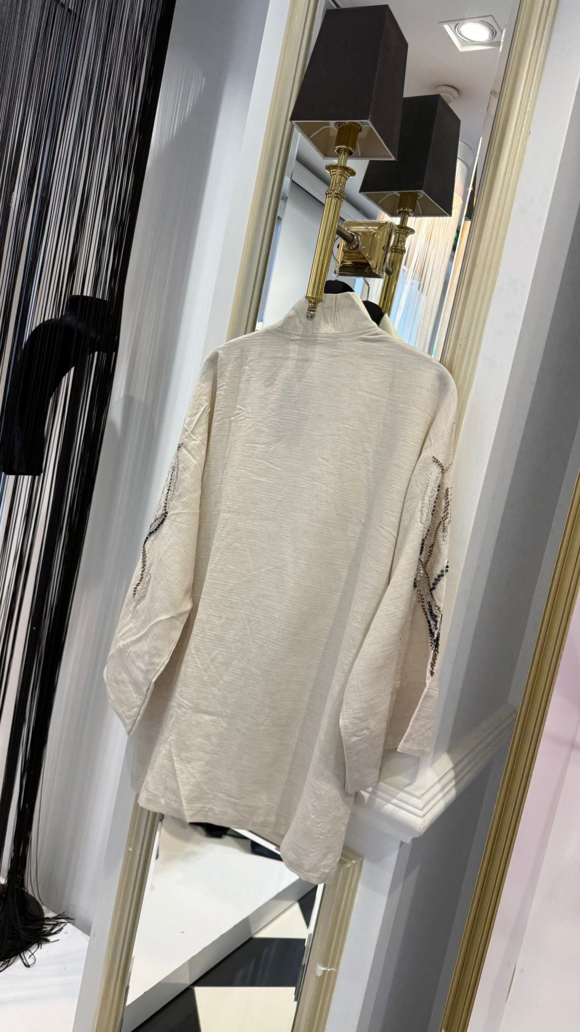 Keten İşlmeli Kimono