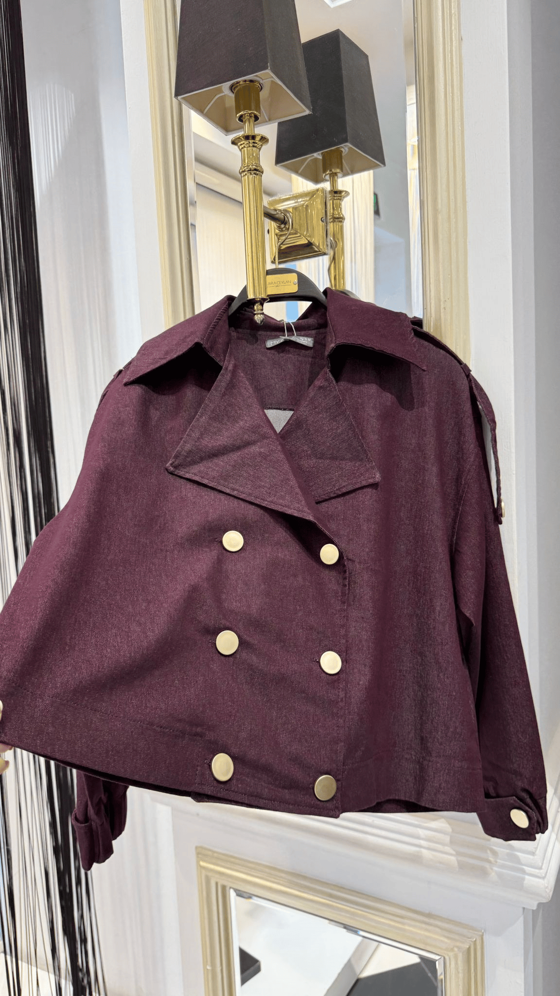 Kruvaze Yaka Etekli Takım