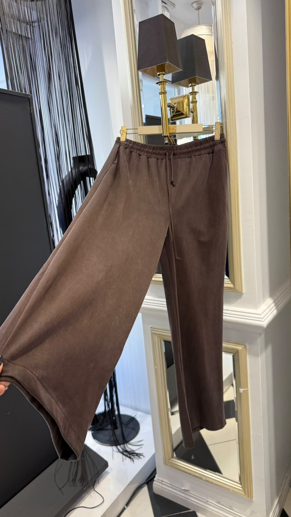 Dik Yaka Yandan Baglamalı Pantalon Takım