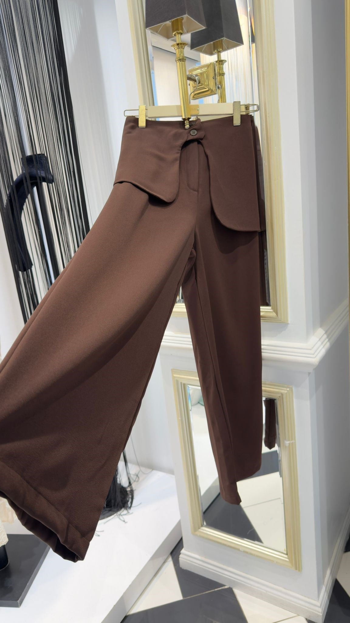 Bel Kuşak Detay Pantolon