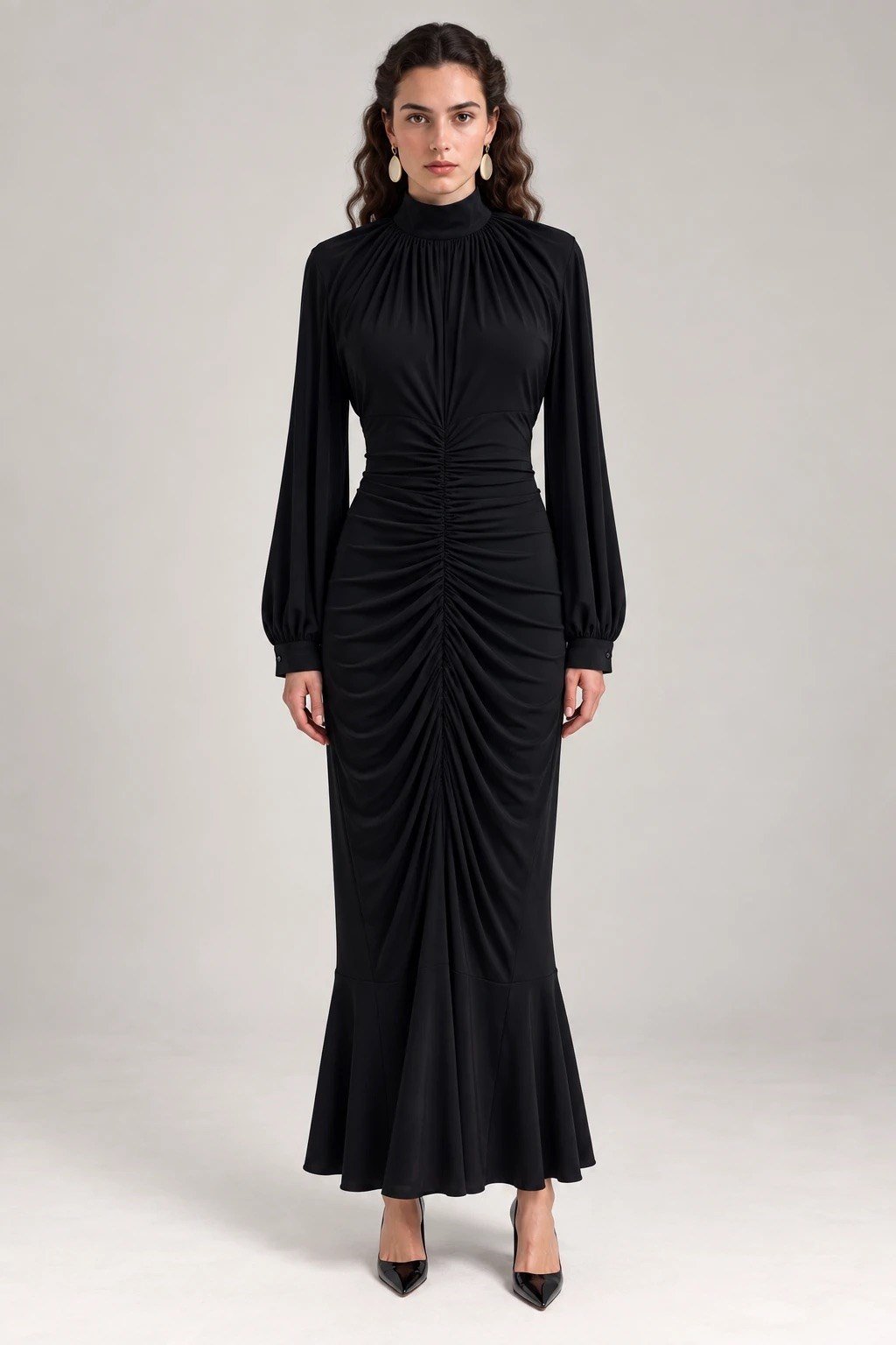 Drape Detay Elbise