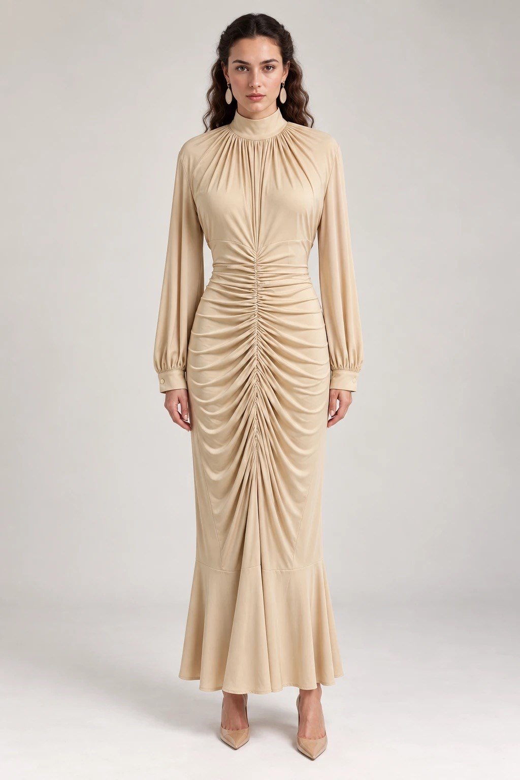 Drape Detay Elbise