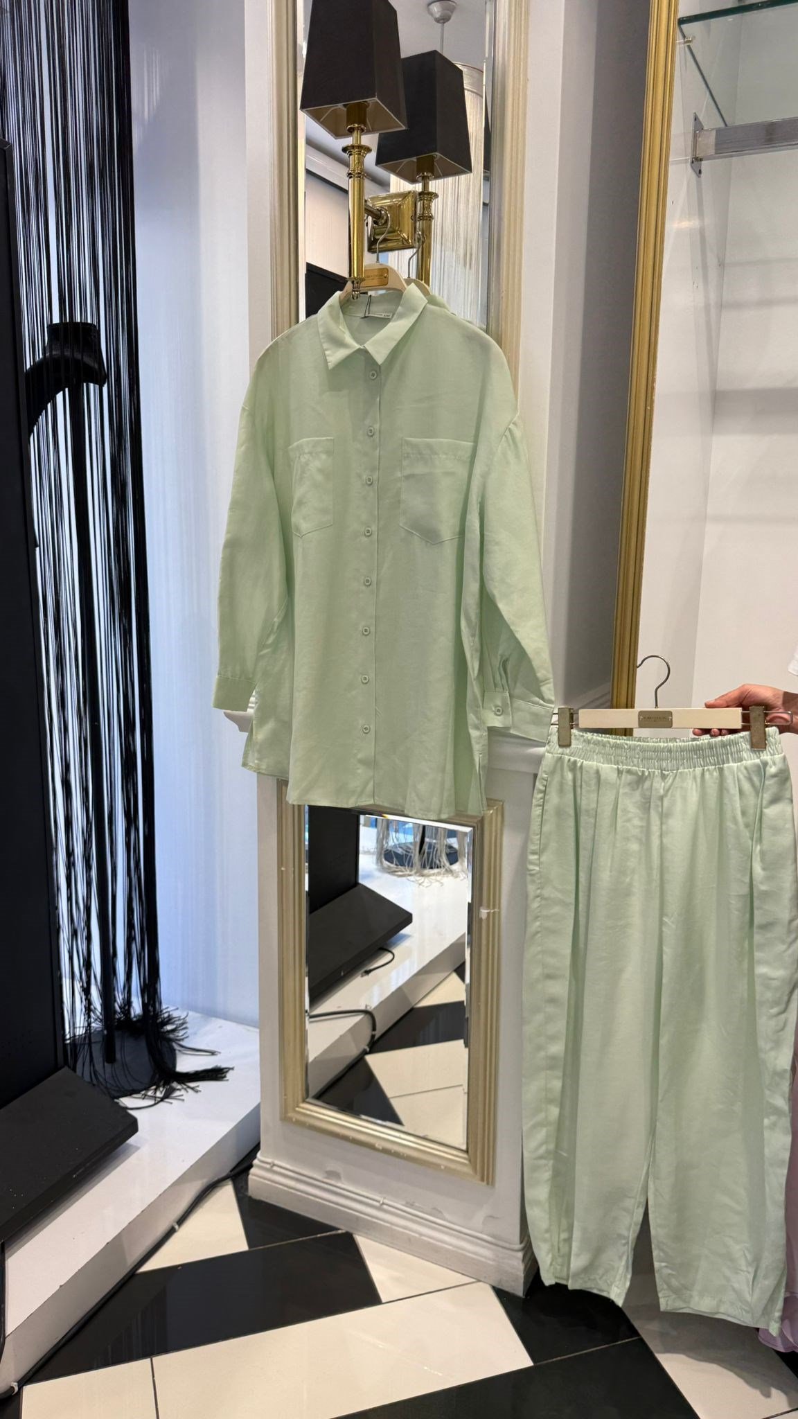 Ön Cepli Pantalonlu Takım