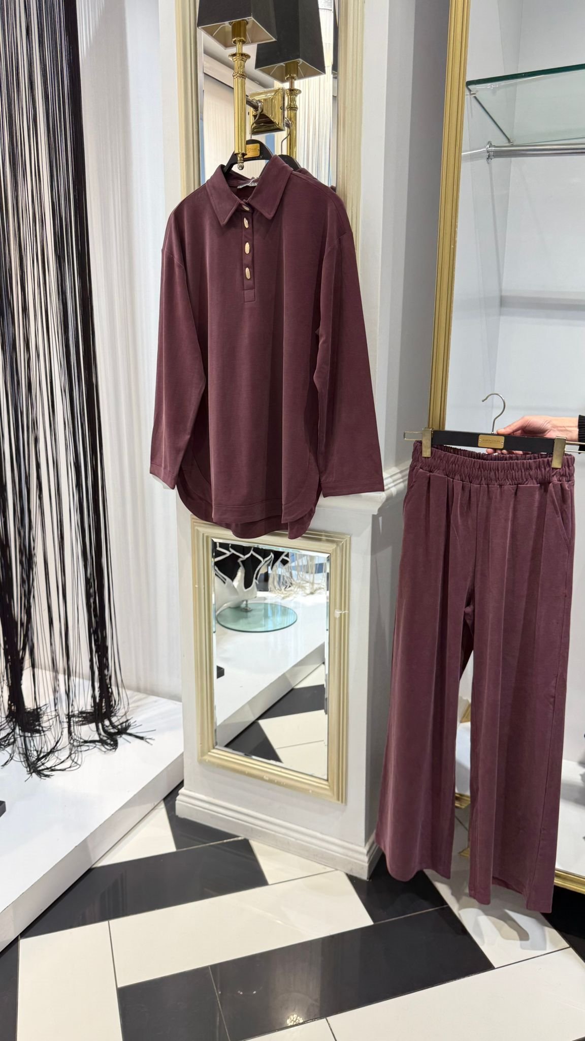 Polo Yaka  Pantolonlu Takım 