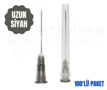 Enjektör Ucu Siyah 100'lü Paket