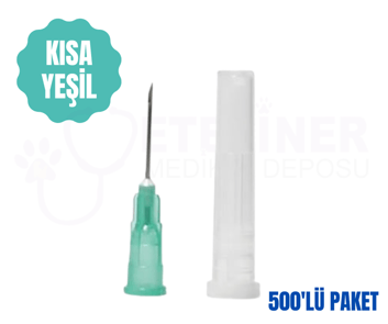 Enjektör Ucu Yeşil 500 lü Paket (kısa)