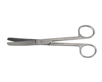 Kruuse Veteriner Makas. 15 cm. K/K. Eğri