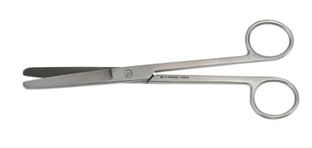 Kruuse Veteriner Makas. 18 cm. K/K. Düz