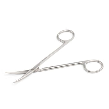 Kruuse Veteriner Makas. 14,5cm 5,5 . K/S. Eğri.