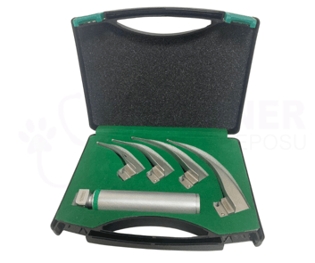 Vzn Laringoskop Fiber Optic 4 Blade Set