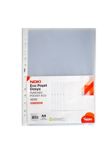 Noki Eco A4 Poşet Dosya 100' lü Paket
