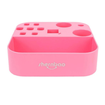 SHERNBAO Traş Masası Alet Düzenleyici (Pembe)