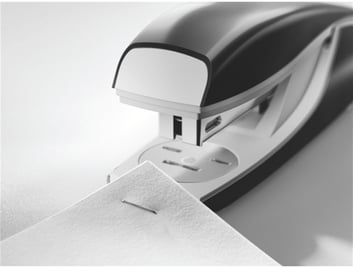 Zımbalayıcı Leitz 5562 Stil, 30 yaprak Metal, Saten siyah
