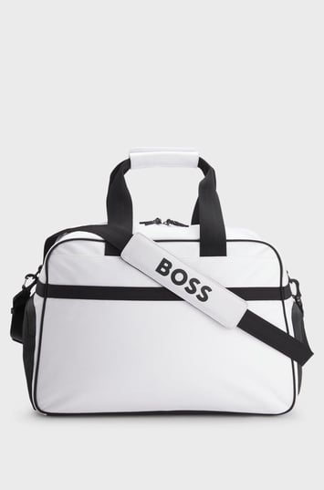 BOSS  BOSS Erkek Yansıtıcı Logo Desenli Renk Geçişli Çıkarılabilir Askılı Siyah Çanta 50548091-101