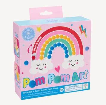 Floss and Rock Pompom El Sanatı Seti / Rainbow Fairy