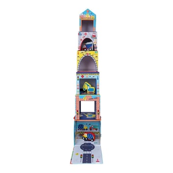 Floss & Rock Ahşap Figürlü Küpler / Constructıon