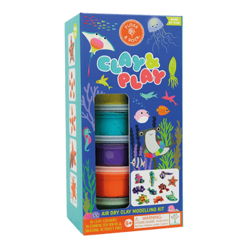 Floss & Rock Clay And Play Hava İle Kuruyan Kil Seti/ Ocean