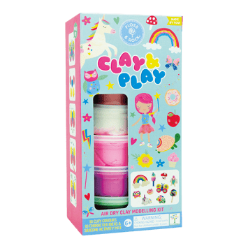 Floss & Rock Clay And Play Hava İle Kuruyan Kil Seti/ Rainbow Fairy