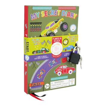 FLOSS & ROCK Kokulu Kilitli Günlük / Cars