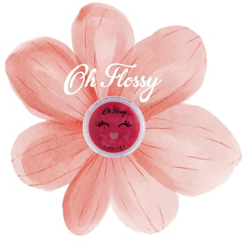 Oh Flossy Çocuk Renkli Doğal Ruj / Flower