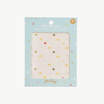 Oh Flossy Çocuk Tırnak Sticker Seti / Sky