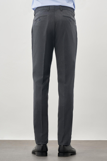 Lacivert Düz Gabardin Esnek Yan Cep Slim Fit Classic Pantolon 1003245209_220