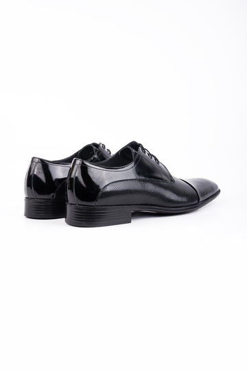 Siyah %100 Deri Rugan Bağcıksız-Tokasız Ceremony Ayakkabı 1033245173_003