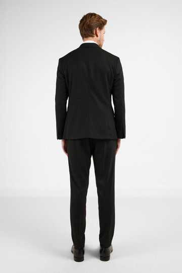 Siyah Kırlangıç Yaka Tam Astar 6 Drop Slim Fit Takım Elbise 1001255162