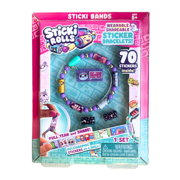 Sticki Rolls Sticker Rulosu Aktivite Seti 70li Mor