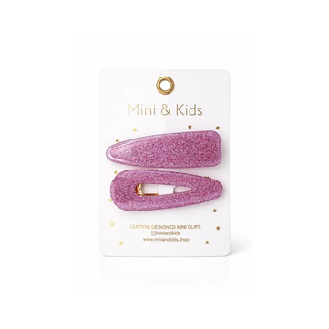 Mini & Kids Uzun Simli Toka Pink Triangle