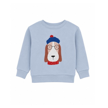Midu & Fun Parisian Puppy Mavi Sweatshirt