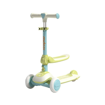 Mideer 2'si 1 Arada Çocuk Scooter Yeşil