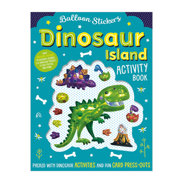 Make Believe Ideas Balloon Stickers Dinosaur Island Activity Book