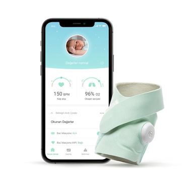 Owlet Smart Sock Akıllı Çorap Plus Mint Yeşili