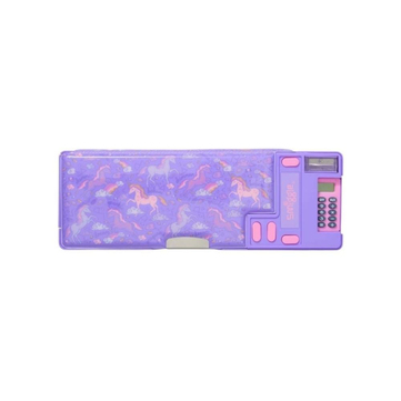 Smiggle Eclipse Unicorn Desenli Pop Out Hesap Makineli Otomatik Kalem Kutusu
