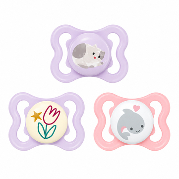 Mam Variety Pack 3'lü Emzik Bird & Dolphin 0-6 Ay