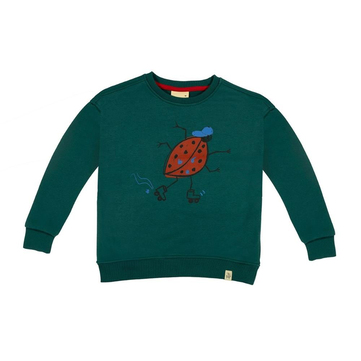 Beetle Beez Lady Beetle Sweatshirt Koyu Yeşil