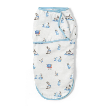 Deux Lapin Bébé Lapin Müslin Bebek Hazır Kundak