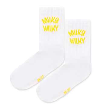 Milky Wilky Beyaz Çorap