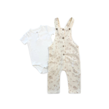 Çiftçi Tulum & Bodysuit Takımı