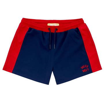 Milky Wilky Şort Mayo Lacivert Kırmızı